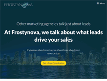 Tablet Screenshot of frostynova.com